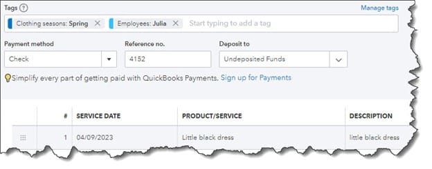 You can add tags to any transaction that contains a field for them.